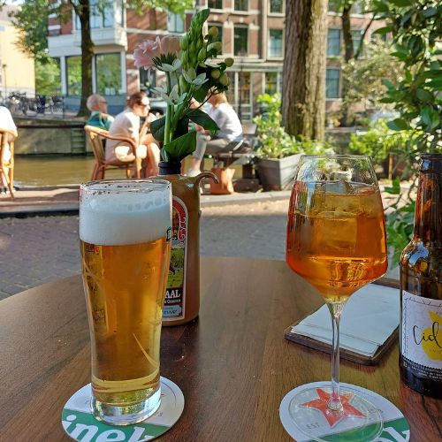 Cerveza en Amsterdam